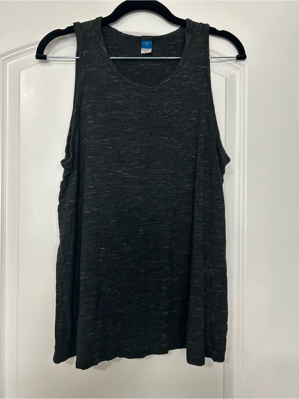 Old Navy Dark Charcoal Scoop Neck Tank Top